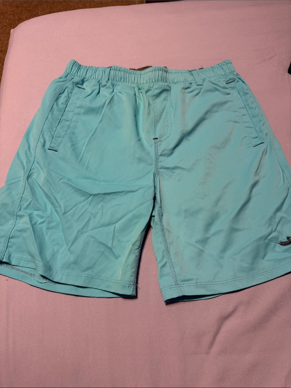 Southern Marsh Light Aqua Men's Swim Trunks